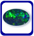 Blue and Green Opal