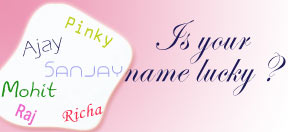 Is your name lucky ?