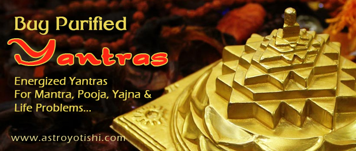 Buy purified yantras from astrojyotishi.com